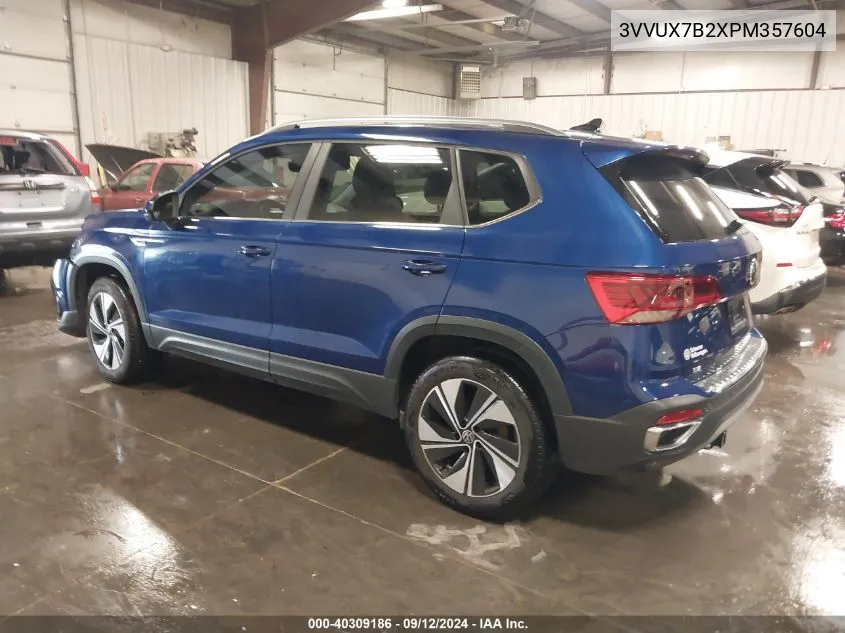 2023 Volkswagen Taos 1.5T Se VIN: 3VVUX7B2XPM357604 Lot: 40309186