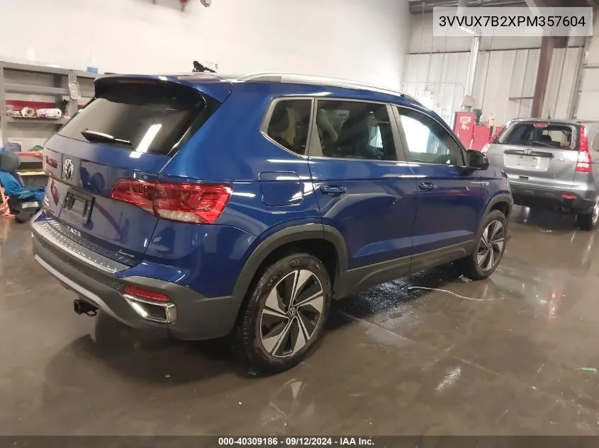 2023 Volkswagen Taos 1.5T Se VIN: 3VVUX7B2XPM357604 Lot: 40309186