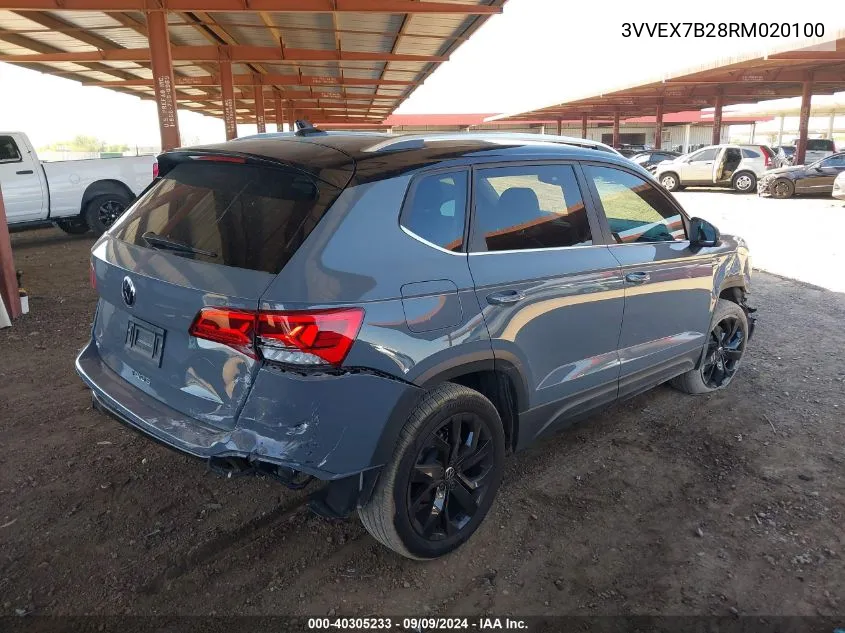 3VVEX7B28RM020100 2024 Volkswagen Taos 1.5T Se