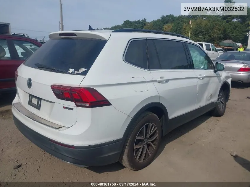 2019 Volkswagen Tiguan 2.0T Sel/2.0T Sel R-Line/2.0T Sel R-Line Black/Se VIN: 3VV2B7AX3KM032532 Lot: 40361758