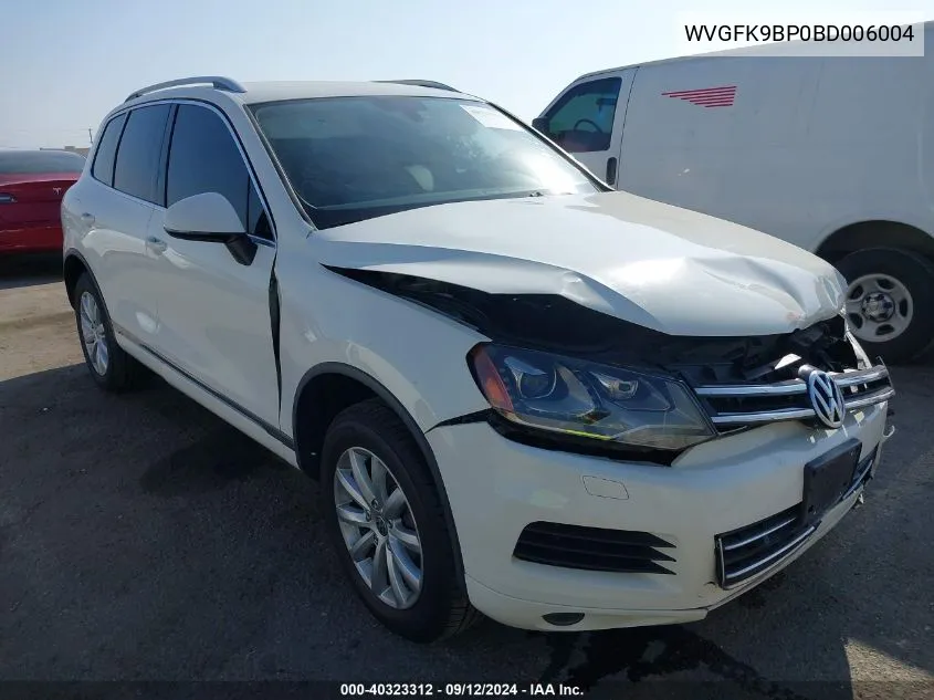 WVGFK9BP0BD006004 2011 Volkswagen Touareg Tdi Sport