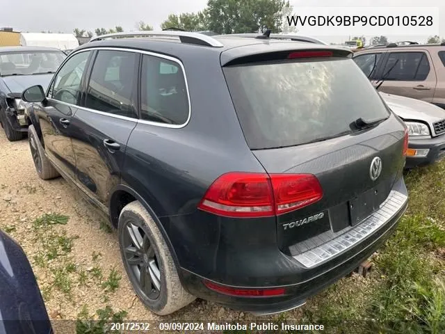 WVGDK9BP9CD010528 2012 Volkswagen Touareg V6 Tdi