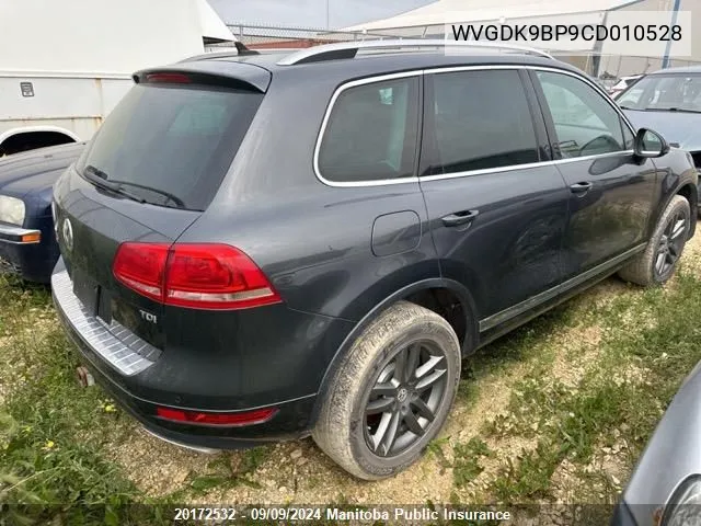 WVGDK9BP9CD010528 2012 Volkswagen Touareg V6 Tdi