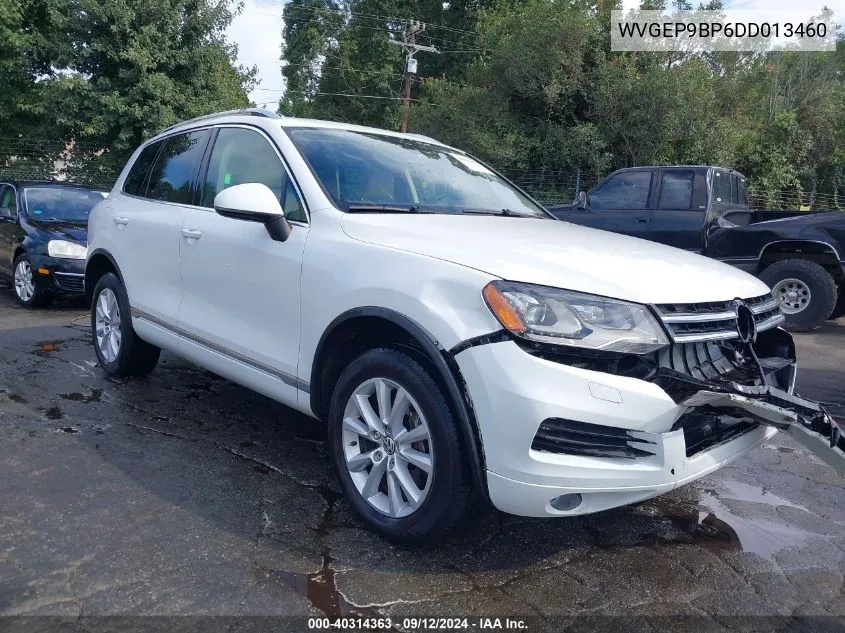 2013 Volkswagen Touareg Tdi Sport VIN: WVGEP9BP6DD013460 Lot: 40314363