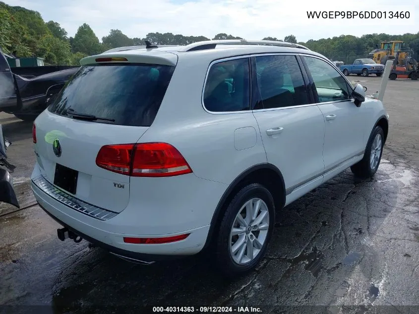 2013 Volkswagen Touareg Tdi Sport VIN: WVGEP9BP6DD013460 Lot: 40314363