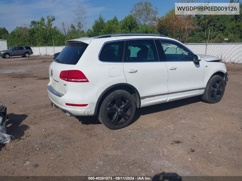 WVGDP9BP0ED009126 2014 Volkswagen Touareg Tdi R-Line