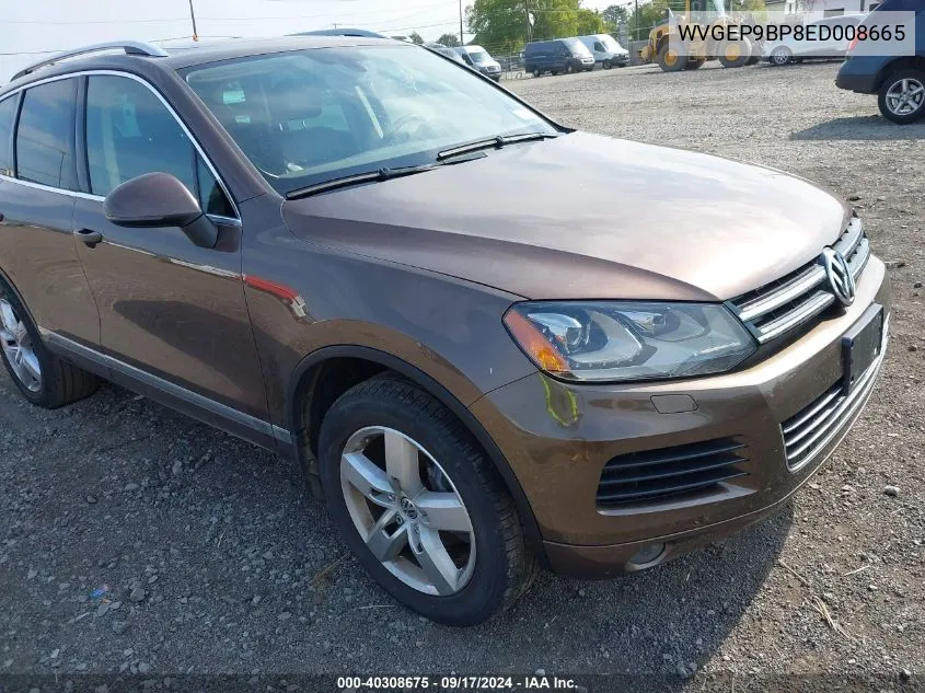 2014 Volkswagen Touareg Tdi Lux VIN: WVGEP9BP8ED008665 Lot: 40308675