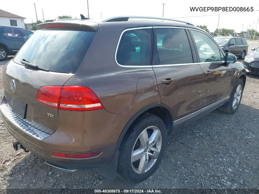 WVGEP9BP8ED008665 2014 Volkswagen Touareg Tdi Lux