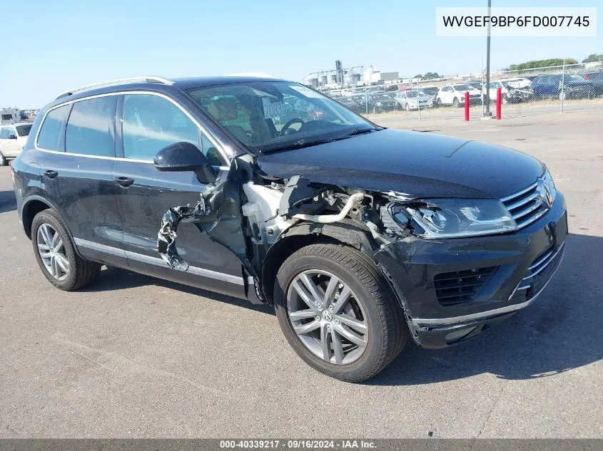 WVGEF9BP6FD007745 2015 Volkswagen Touareg V6