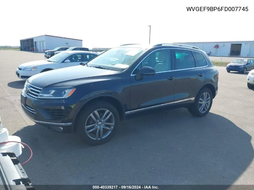 WVGEF9BP6FD007745 2015 Volkswagen Touareg V6